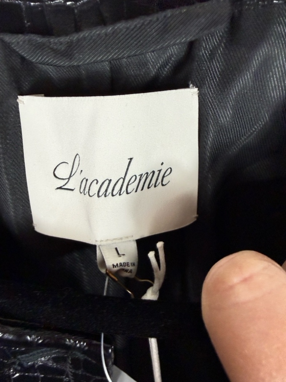 L’academie Alisson Jacket in Black - Picture 6 of 9